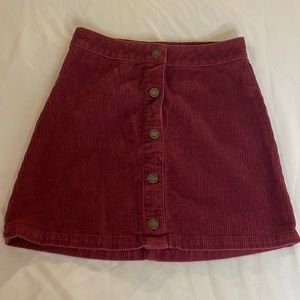 Maroon skirt